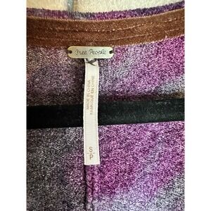 Free People Small Pink Tie Dye V Neck Loose Shirt.  Perfect For Beach Cover Up